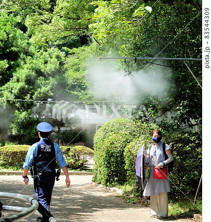 半蔵門公園の噴霧器 半蔵門公園の噴霧器 83544309