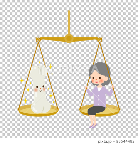 骨粗しょう症のイメージイラスト 83544492
