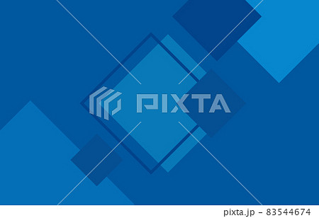 青い菱形のベクター背景素材【横長】 青い菱形のベクター背景素材【横長】 83544674