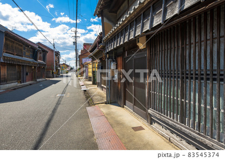 三重県　津市　阿漕の町並み 83545374