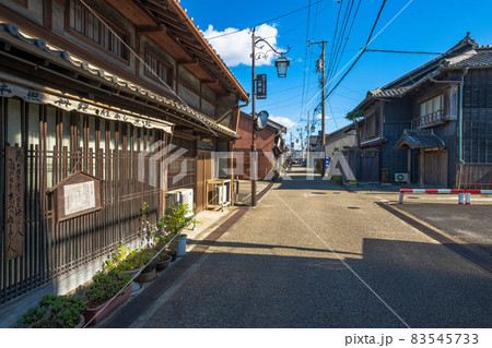 三重 寺内町 一身田の町並み 三重 寺内町 一身田の町並み 83545733