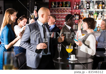 Two colleagues having conversation Two colleagues having conversation 83546312