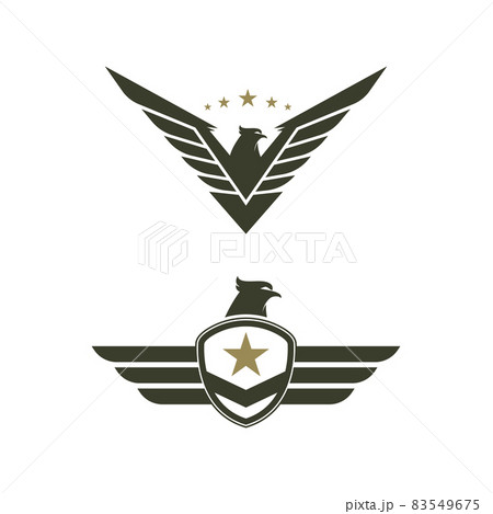 Army Falcon Wing Badge Icon Vector Illustrationのイラスト素材 Army Falcon Wing Badge Icon Vector Illustrationのイラスト素材
