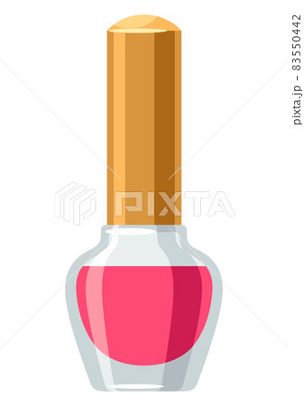 Illustration of nail polish. Make up item. Beauty and fashion image. Illustration of nail polish. Make up item. Beauty and fashion image. 83550442
