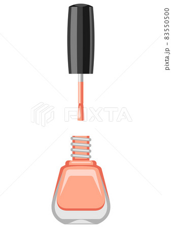 Illustration of nail polish. Make up item. Beauty and fashion image. Illustration of nail polish. Make up item. Beauty and fashion image. 83550500