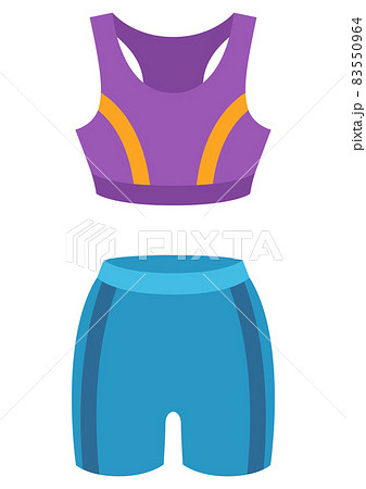 Icon of top and shorts for training. 83550964