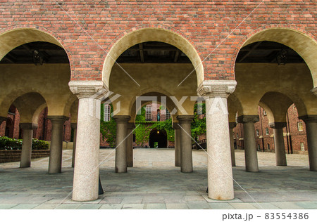 Courtyard in Stockholm City Hall Stadshuset, Sweden Courtyard in Stockholm City Hall Stadshuset, Sweden 83554386