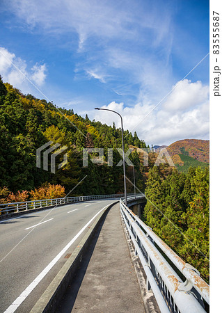 秋の四万温泉 国道353号沿い 秋の四万温泉 国道353号沿い 83555687