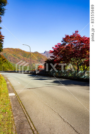 秋の四万温泉 国道353号沿い 秋の四万温泉 国道353号沿い 83555689