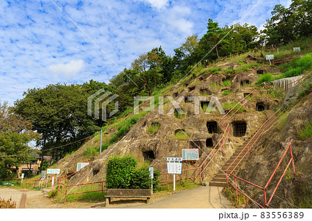 埼玉県　吉見町　吉見百穴 83556389