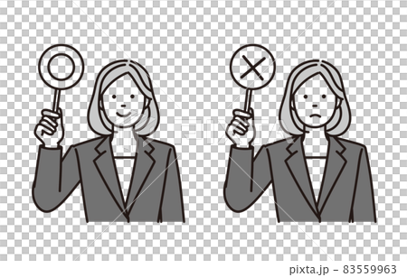 businesswoman clipart black and white cross