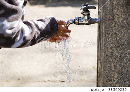 子供の手洗い 83560236