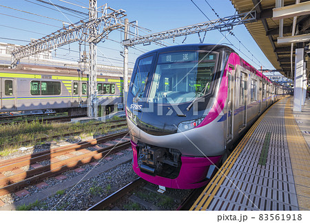 京王線 新宿行き 回送 電車 高幡不動駅 京王 5000系 京王5000系 京王ライナー 京王線 新宿行き 回送 電車 高幡不動駅 京王 5000系 京王5000系 京王ライナー 83561918