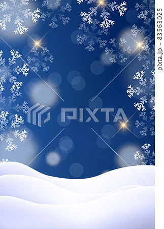 クリスマス 雪 風景 背景 クリスマス 雪 風景 背景 83563025