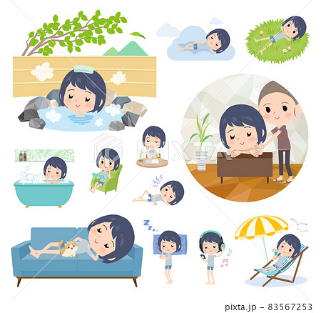 リラックスに関する無課金アバター女性のセット 83567253