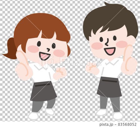 在餐廳工作的男女員工 83568052