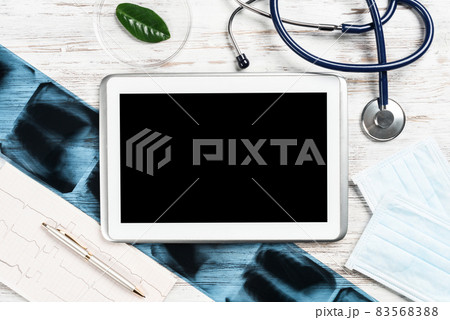 Medical diagnostics in modern hospital. 83568388