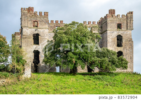 The remains of Raphoe castle in County Donegal - Ireland 83572904