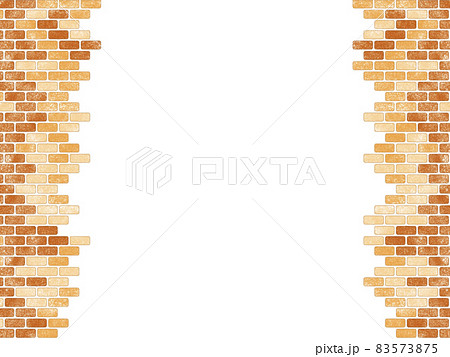 レンガの壁紙のイラスト素材