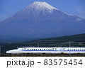 富士山と東海道新幹線N700A 83575454