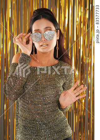Cool Young Woman at Party Cool Young Woman at Party 83577733