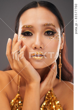 Young Woman with Beautiful Makeup Young Woman with Beautiful Makeup 83577760