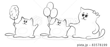 Cartoon Cats 83578199