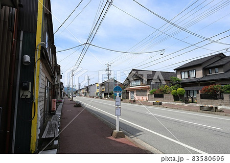 新潟　佐渡　真野の街並み 83580696