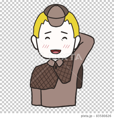 中年偵探（男3）害羞地撓撓頭 83580826