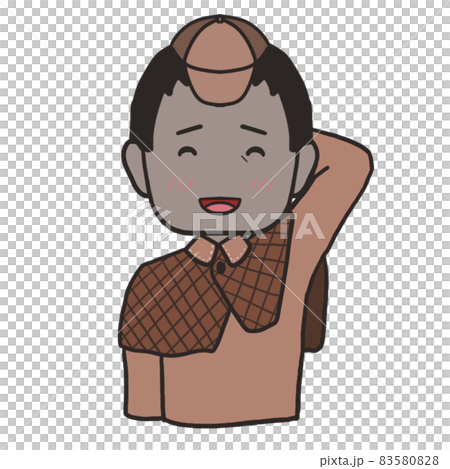 中年偵探（男2）害羞地撓頭 83580828