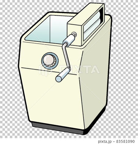 One-tank washing machine (with roller squeezer) [Nostalgic Showa home appliances] 83581090