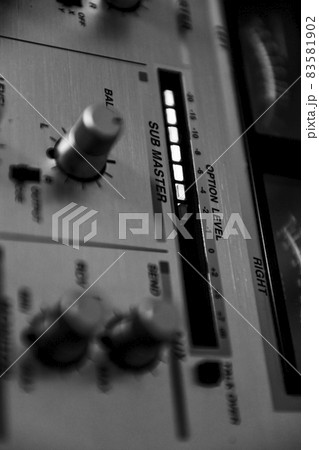 Vintage sound equipment, vintage color Vintage sound equipment, vintage color 83581902