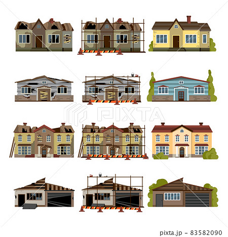 Reconstruction Buildings Renovation Set Reconstruction Buildings Renovation Set 83582090