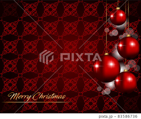 2022 Elegant merry christmas background for your covers or cards. 83586736