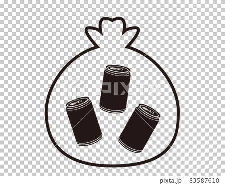 Recycling vector illustration of cans in garbage bags Recycling vector illustration of cans in garbage bags 83587610