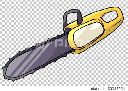 チェーンソーのイラスト 83587664