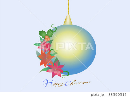 クリスマスオーナメント青系 クリスマスオーナメント青系 83590515