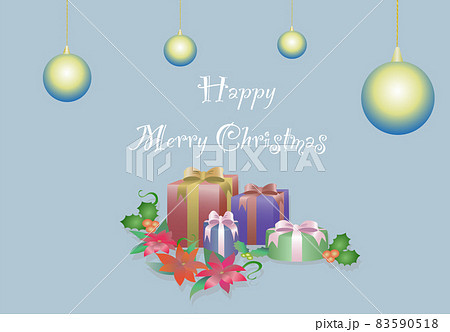 クリスマスギフトとオーナメントのイラスト 83590518