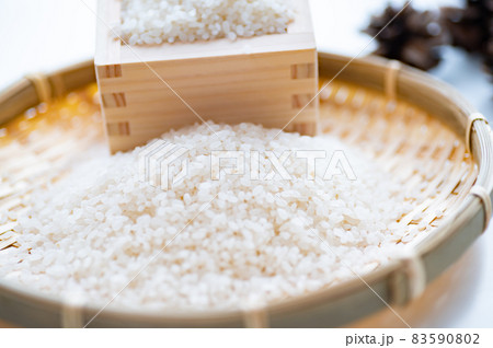 白米と木枡 白米と木枡 83590802