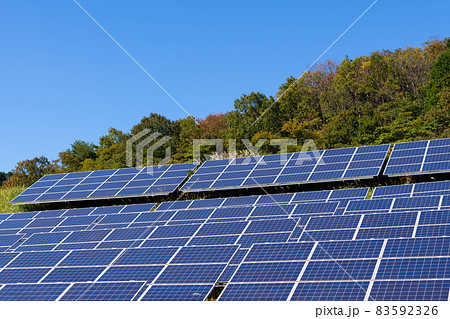 太陽光発電 メガソーラー 太陽光発電 メガソーラー 83592326