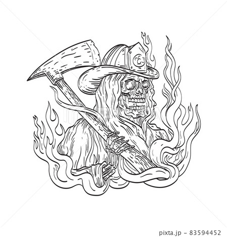 Grim reaper drawing Stock Photos, Royalty Free Grim reaper drawing Images |  Depositphotos
