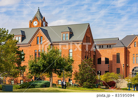 Sunny view of the building in University of Central Oklahoma Sunny view of the building in University of Central Oklahoma 83595094