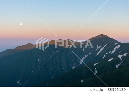 大日岳モルゲンロート 大日岳モルゲンロート 83595129