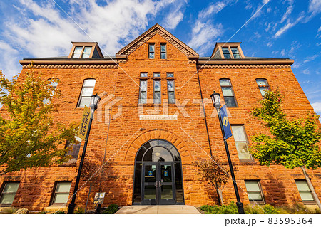 Sunny view of the building in University of Central Oklahoma Sunny view of the building in University of Central Oklahoma 83595364