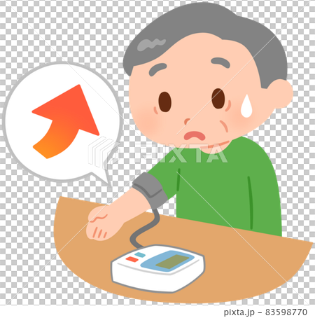 測量血壓的老人(高血壓) 83598770