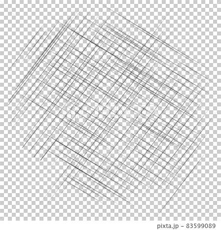 Illustration for surface material with diagonal lines drawn by hand 83599089