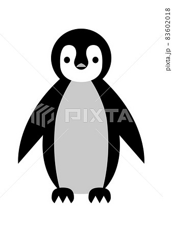 ペンギンの赤ちゃんイラストのイラスト素材 6018