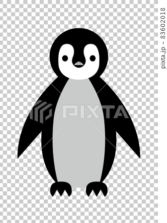 ペンギンの赤ちゃんイラストのイラスト素材 6018