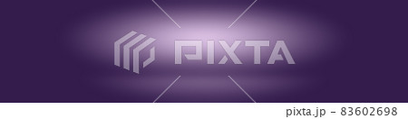 Studio Background Concept - Dark Gradient purple studio room background for product. 83602698