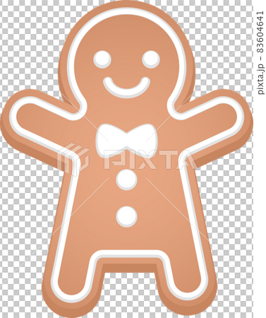 Gingerbread man cookie ribbon 83604641
